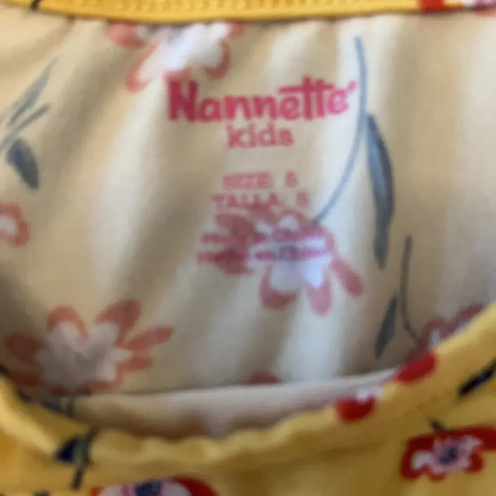 Nannette Kids VGUC Yellow Floral Twirl Dress. Size 5.